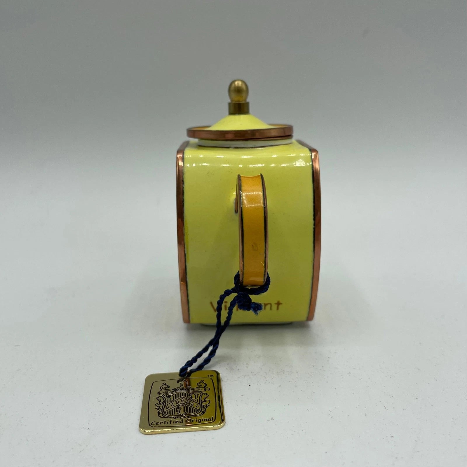 Trade Plus Aid Charlotte Di Vita Hand Painted Mini Enamel Teapot