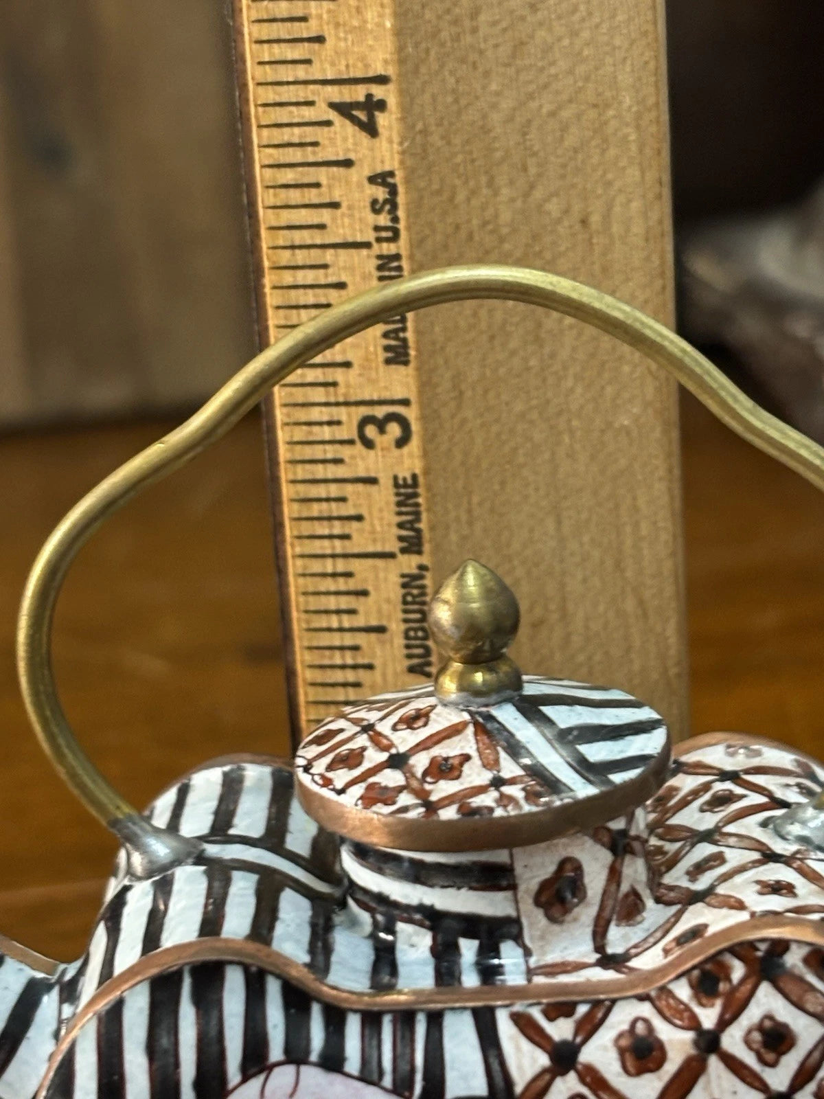 Kelvin Chen Picasso The Dream Le Reve Enamel Miniature Teapot Enamel Metal CC