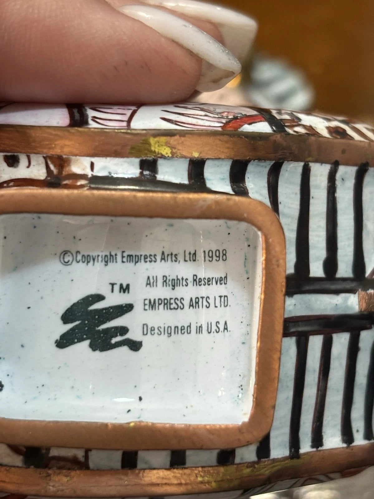 Kelvin Chen Picasso The Dream Le Reve Enamel Miniature Teapot Enamel Metal CC