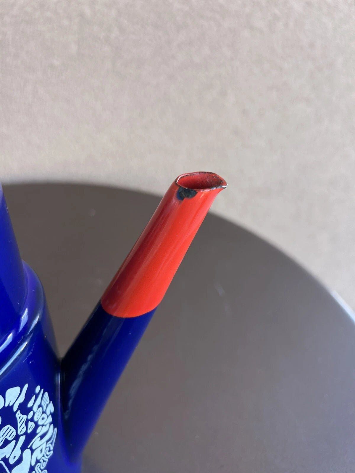 VERY RARE Vintage Peace Hippie Enamelware Tea Pot Dutch Style Wooden Handle | eBay