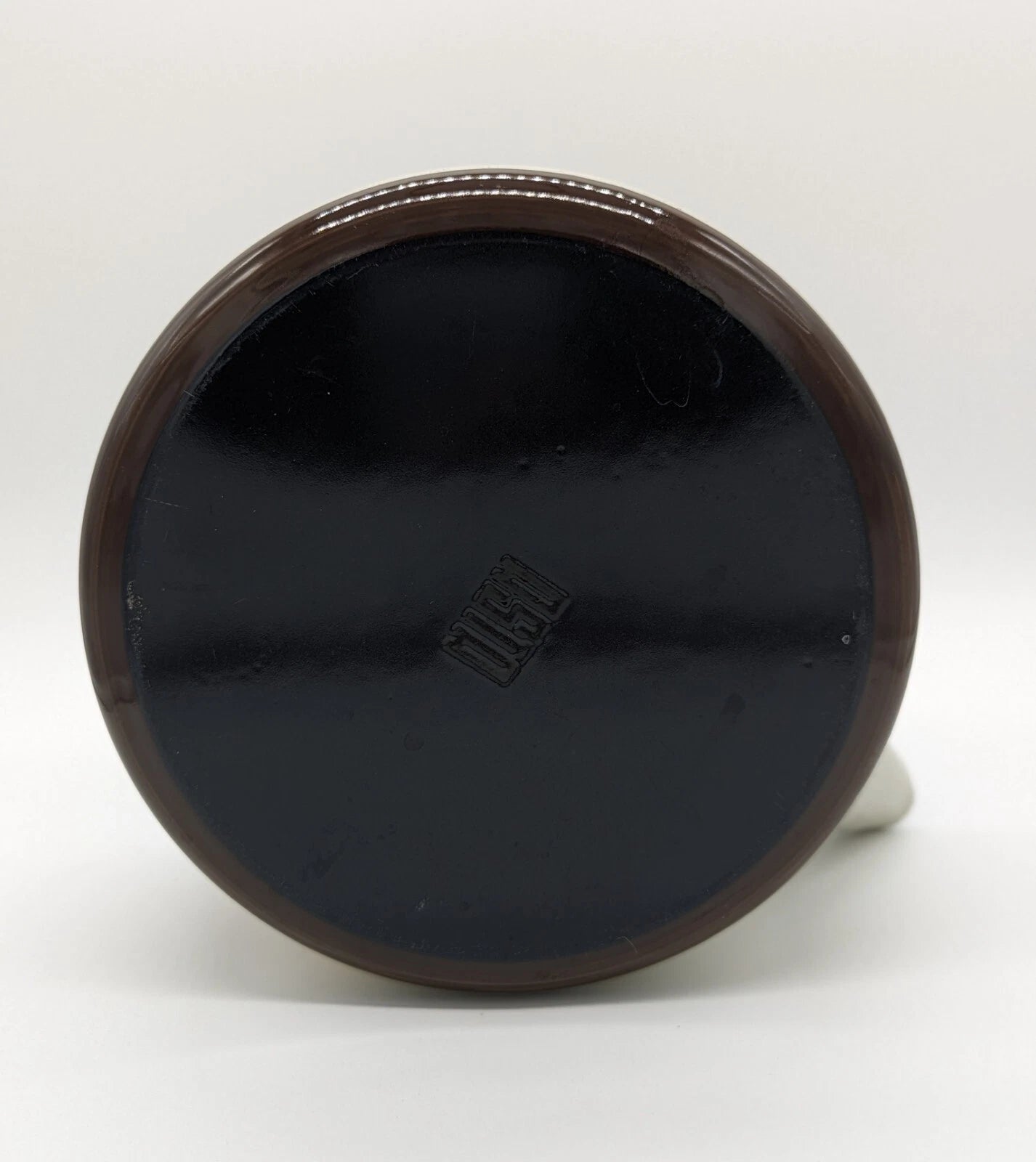 Vintage ASTA Hand Painted Flowers Enamel Kettle Teapot Flower Power Germany