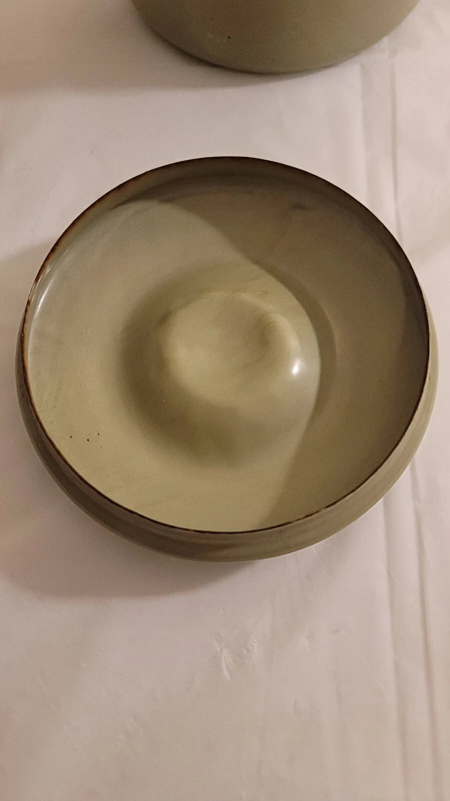 Vintage Enamel Ware Green Teapot Kettle