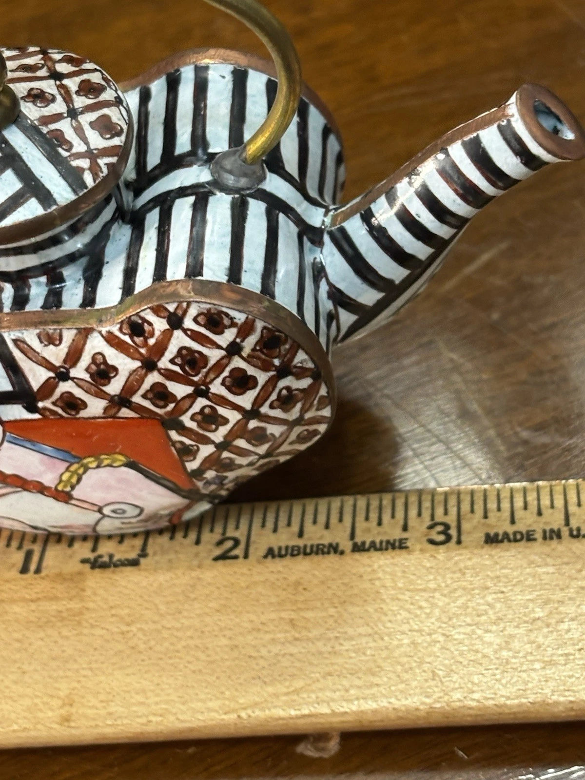 Kelvin Chen Picasso The Dream Le Reve Enamel Miniature Teapot Enamel Metal CC