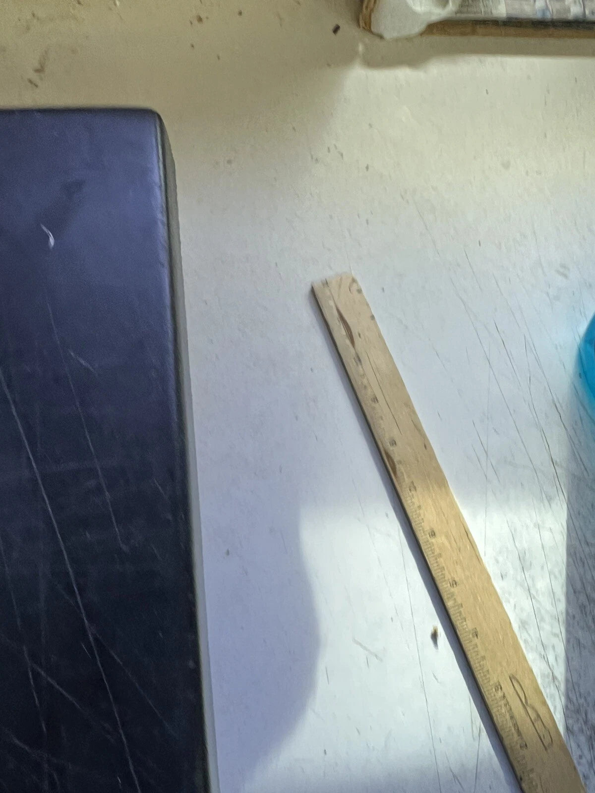 Vintage Enamel Tea Pot Kettle Wood Handle