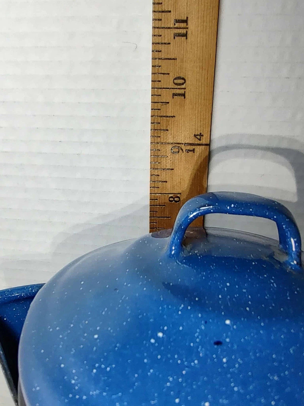 Vintage Enamel Stove Top Coffee Tea Pot Blue Speckled Camping Farmhouse | eBay