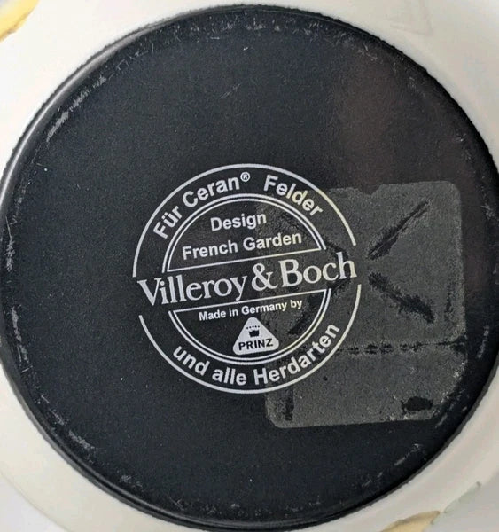 Villeroy & Boch French Garden Fleurence Enamel Tea Pot w/ Lid Pristine Cherries