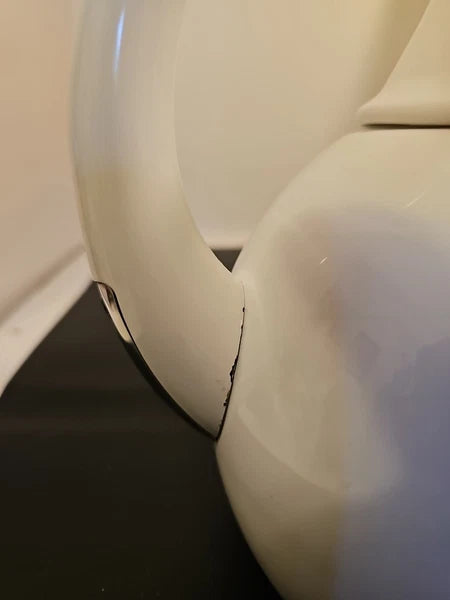 Vintage  Copco White Cat & Gray Mouse Enamelware 2 ½ QT Tea Kettle