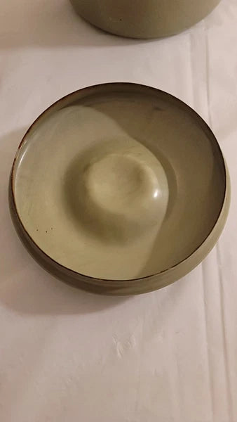 Vintage Enamel Ware Green Teapot Kettle