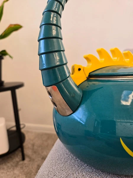 Vintage Copco Puff The Magic Dragon Dinosaur Teapot Tea Kettle