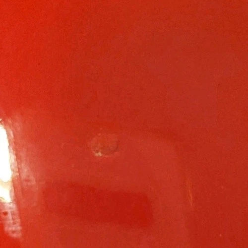 Vintage Chantal Classic Whistling Tea Kettle Teapot Red Enamel Black Handle 1.8