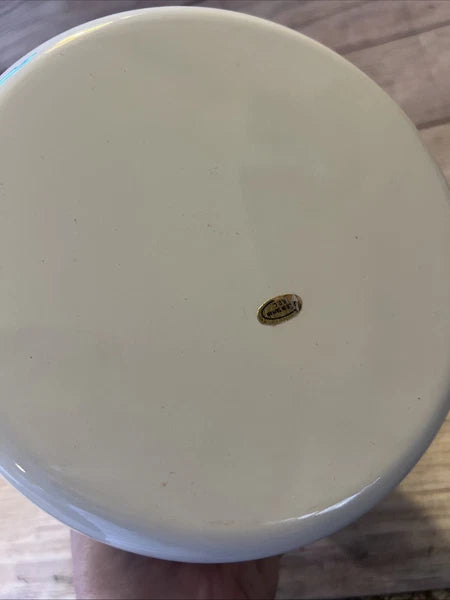 Spode Christmas Tree Whistling Tea Kettle Pot Porcelain Enamel on Steel 2.2 Qt