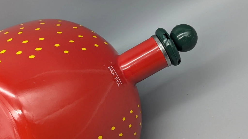 2004 Copco Strawberry Tea Kettle Enamel Pot 2.5 Qt  New With Tag
