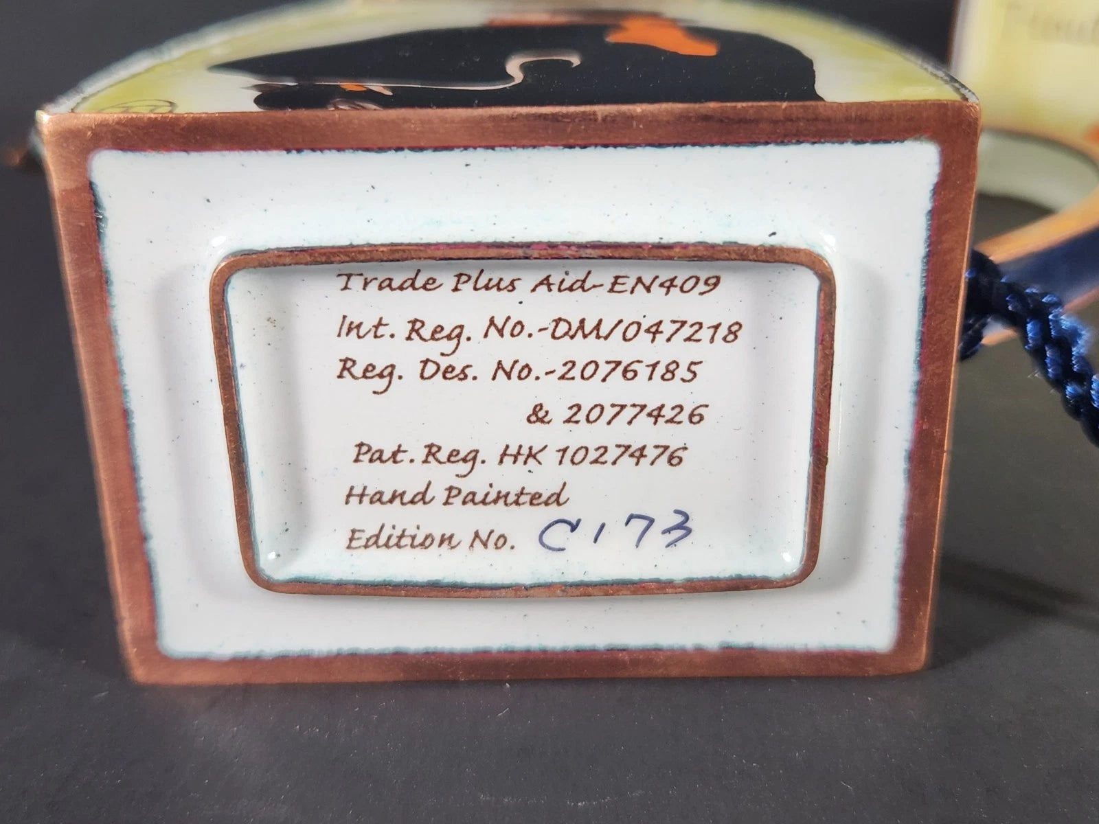 Charlotte Di Vita Enamel Teapot Toulouse Lautrec's Aristide Bruant 3" | eBay