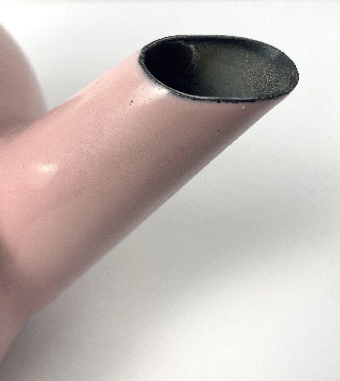 Vintage Tea Kettle Pot Pink Enamel Brass Handle Cottagecore Farmhouse Decor 2 Qt | eBay