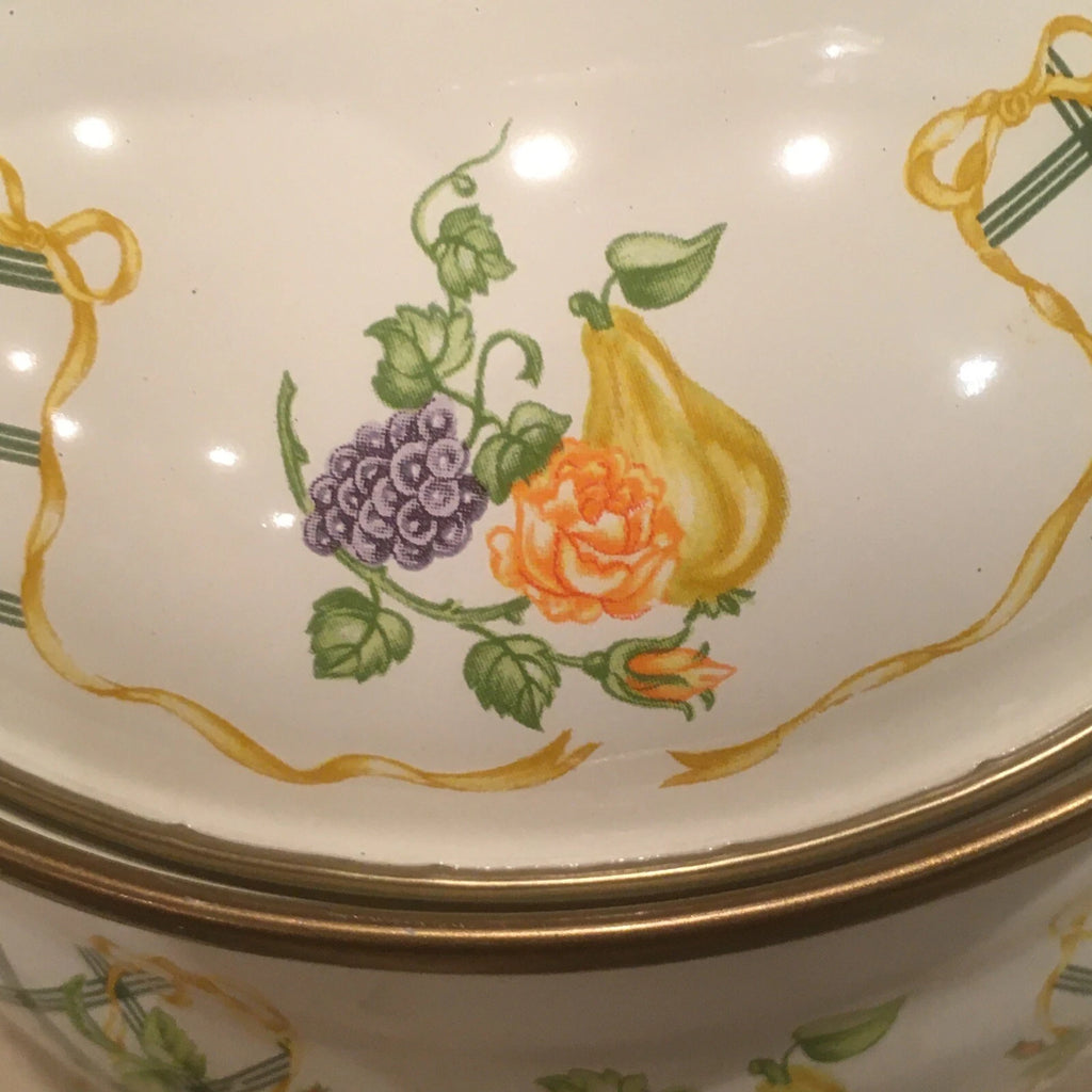 VINTAGE M. KAMENSTEIN ENAMEL TEAPOT 1983