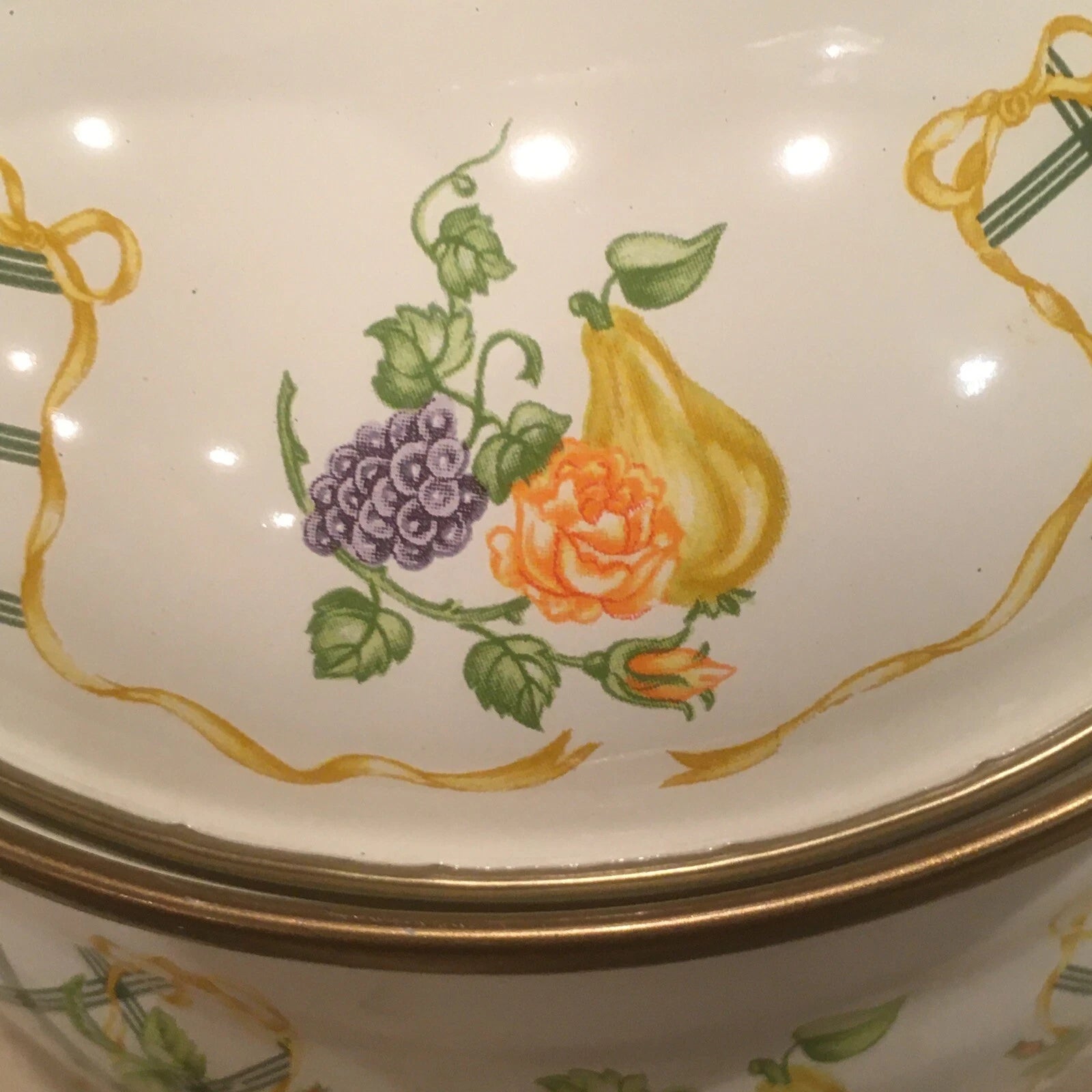 VINTAGE M. KAMENSTEIN ENAMEL TEAPOT 1983