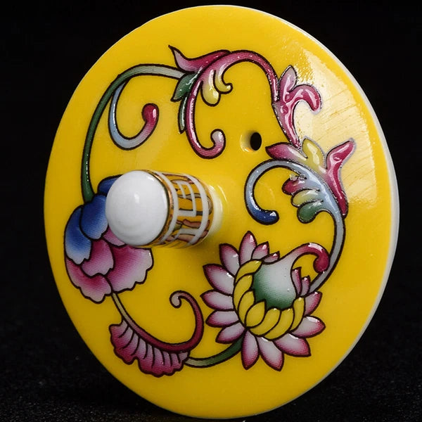 Tea Pot Mat Color Enamel Craft Floral Relief Handmade Master Pot Porcelain Pot