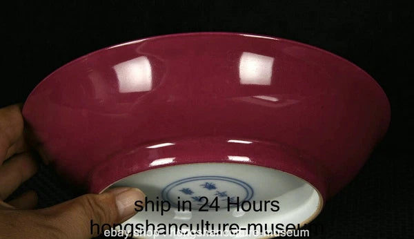 9.6" Qing Yongzheng Marked Enamel Colour Porcelain Flower Wine Tea Pot Flagon