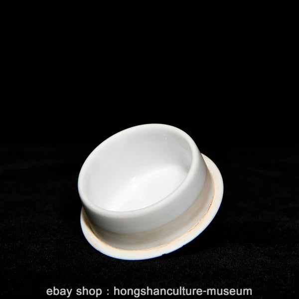 2.8" Old Chinese Yongzheng Marked Enamel Porcelain Willow Swallow Teapot